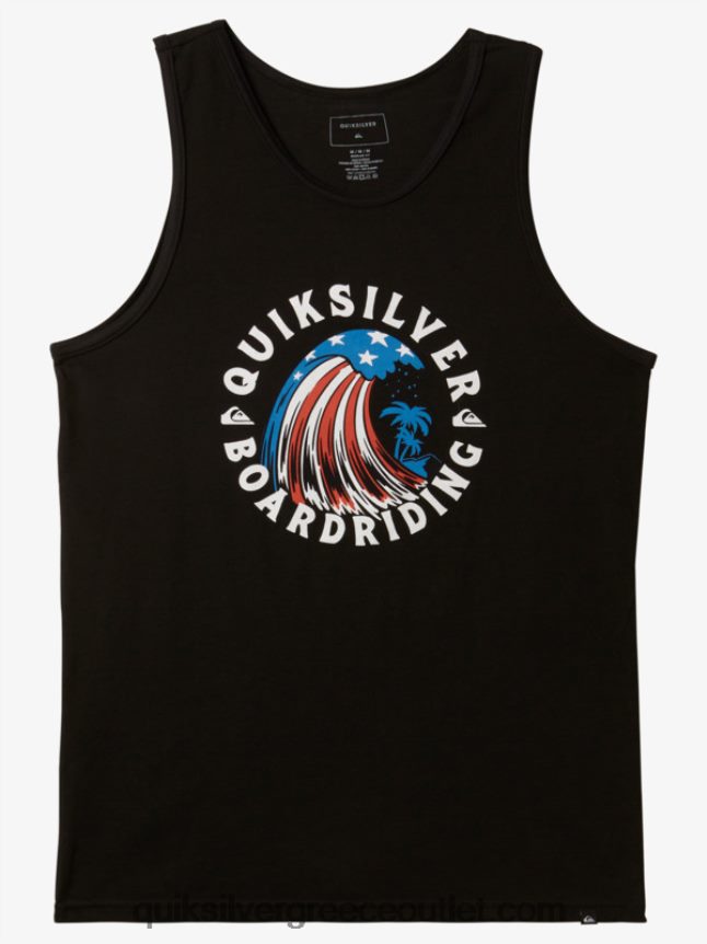 σπίτι της δεξαμενής κυμάτων Quiksilver άνδρες 66LP84155 μαύρος