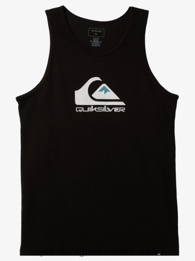 μεγάλη δεξαμενή με λογότυπο Quiksilver άνδρες 66LP84262 μαύρος