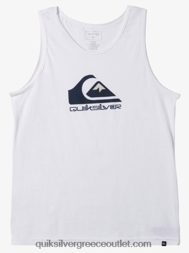 μεγάλη δεξαμενή με λογότυπο Quiksilver άνδρες 66LP84263 άσπρο
