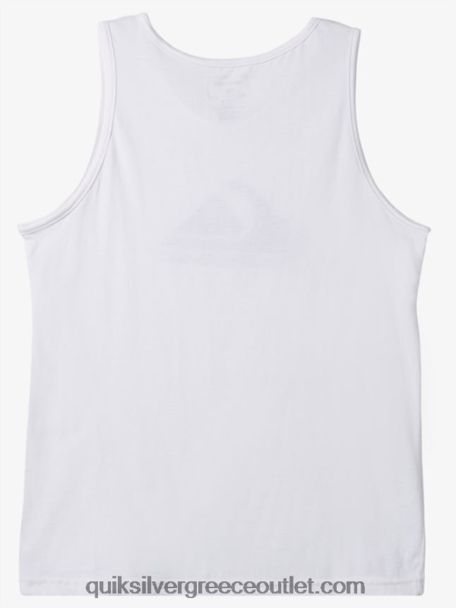 μεγάλη δεξαμενή με λογότυπο Quiksilver άνδρες 66LP84263 άσπρο