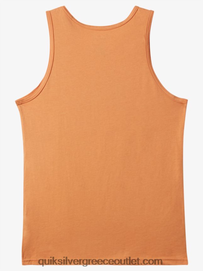 μεγάλη δεξαμενή με λογότυπο Quiksilver άνδρες 66LP84266 μαύρισμα χαλκού