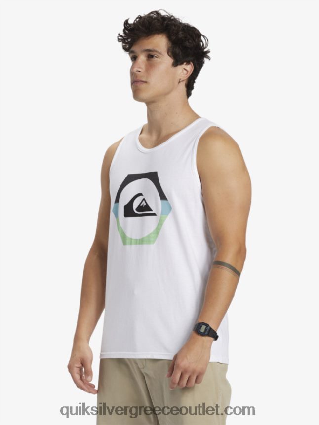 δοχείο μετατοπιστή σχήματος Quiksilver άνδρες 66LP84429 άσπρο