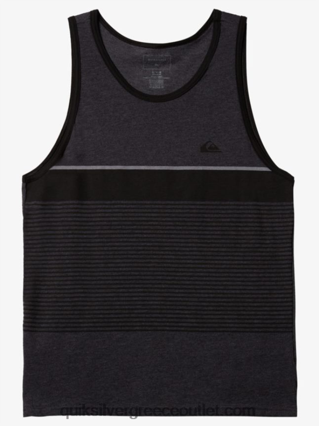 δεξαμενή ριγέ τιχουάνα Quiksilver άνδρες 66LP84453 κάρβουνο ρείκι
