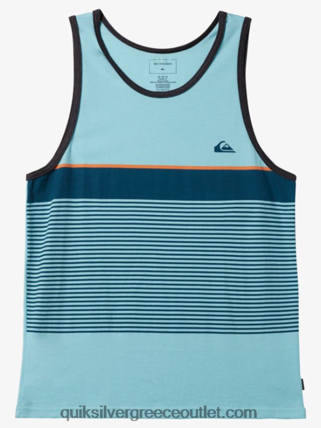 δεξαμενή ριγέ τιχουάνα Quiksilver άνδρες 66LP84455 άγγελος μπλε ρείκι