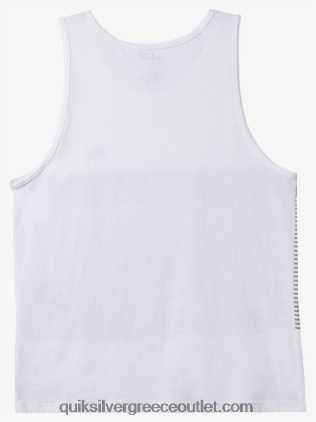 δεξαμενή ριγέ τιχουάνα Quiksilver άνδρες 66LP84456 άσπρο