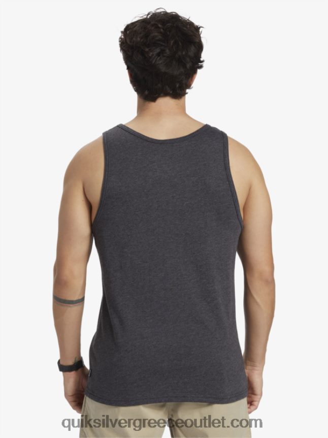 καθημερινή δεξαμενή λωρίδων Quiksilver άνδρες 66LP84705 κάρβουνο ρείκι