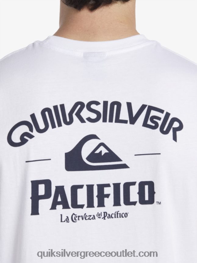 ευθύ σκοπευτή τανκ Quiksilver x Pacifico άνδρες 66LP843 άσπρο