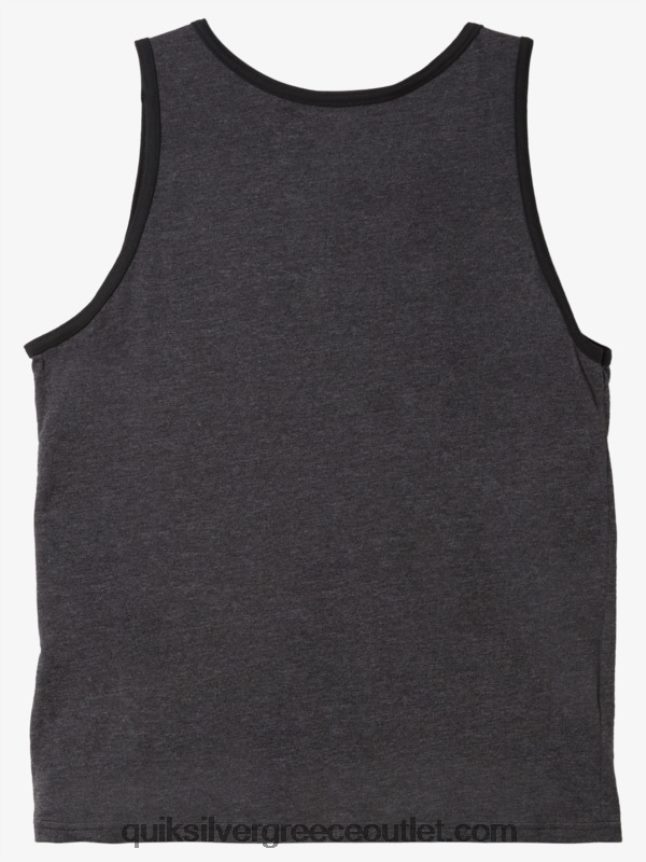 T-shirt omni pocket tank Quiksilver άνδρες 66LP84555 κάρβουνο ρείκι