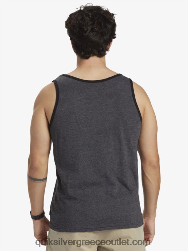 T-shirt omni pocket tank Quiksilver άνδρες 66LP84555 κάρβουνο ρείκι