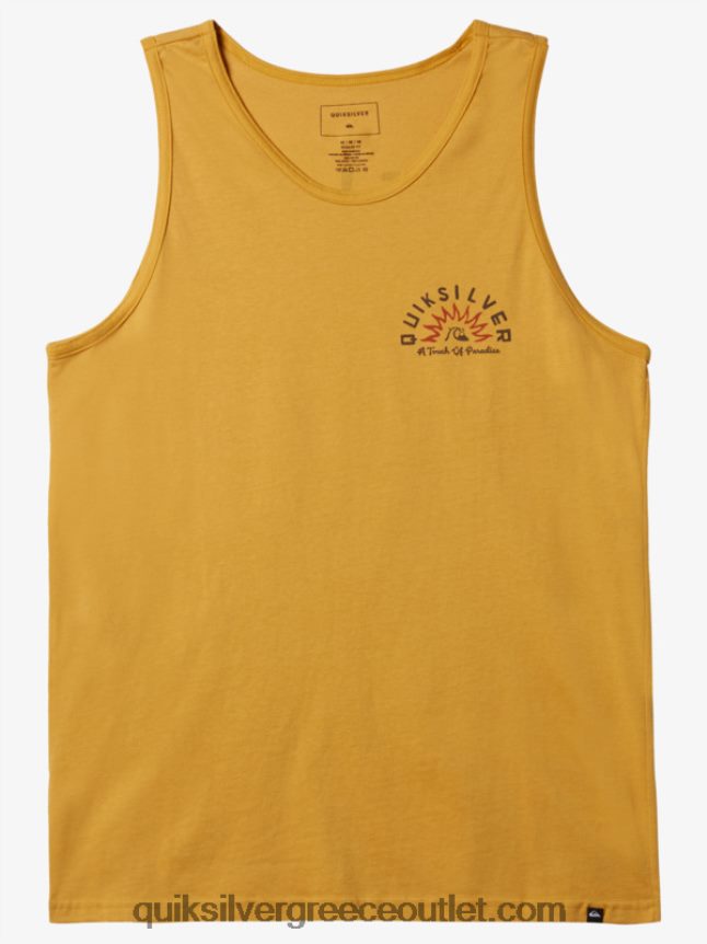 μπλουζάκι water tales tanks Quiksilver άνδρες 66LP841363 λαμπερό χρυσό