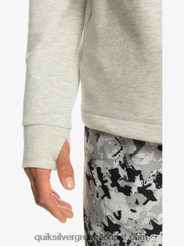 αποχωριστείτε την κουκούλα Quiksilver άνδρες 66LP841029 γκρι βιολετί ρείκι