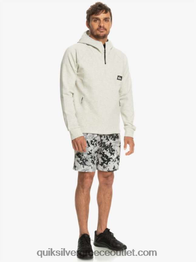 αποχωριστείτε την κουκούλα Quiksilver άνδρες 66LP841029 γκρι βιολετί ρείκι