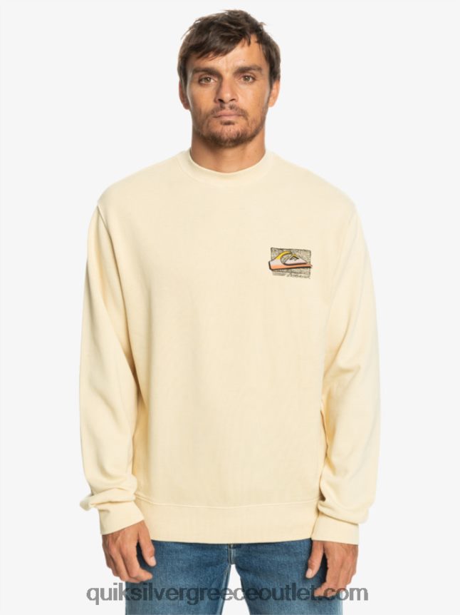 φούτερ από πλάκες νέον Quiksilver άνδρες 66LP841056 σημύδα