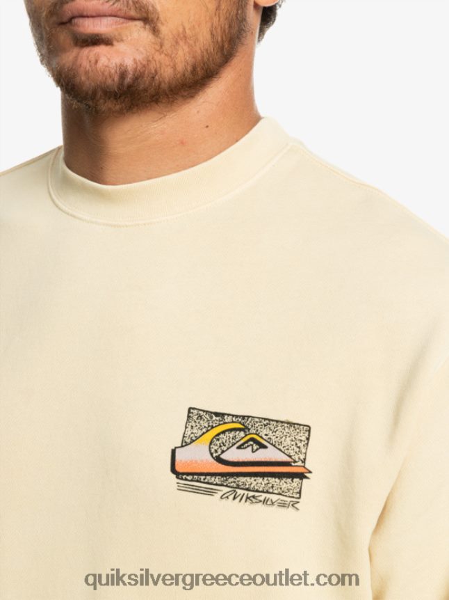 φούτερ από πλάκες νέον Quiksilver άνδρες 66LP841056 σημύδα
