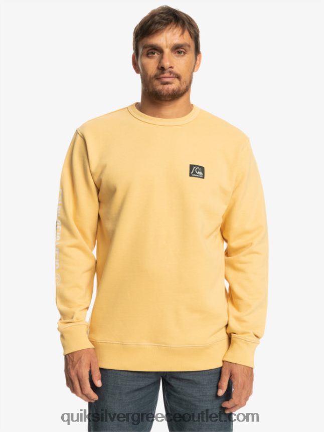 το αυθεντικό φούτερ Quiksilver άνδρες 66LP841115 σιτάρι