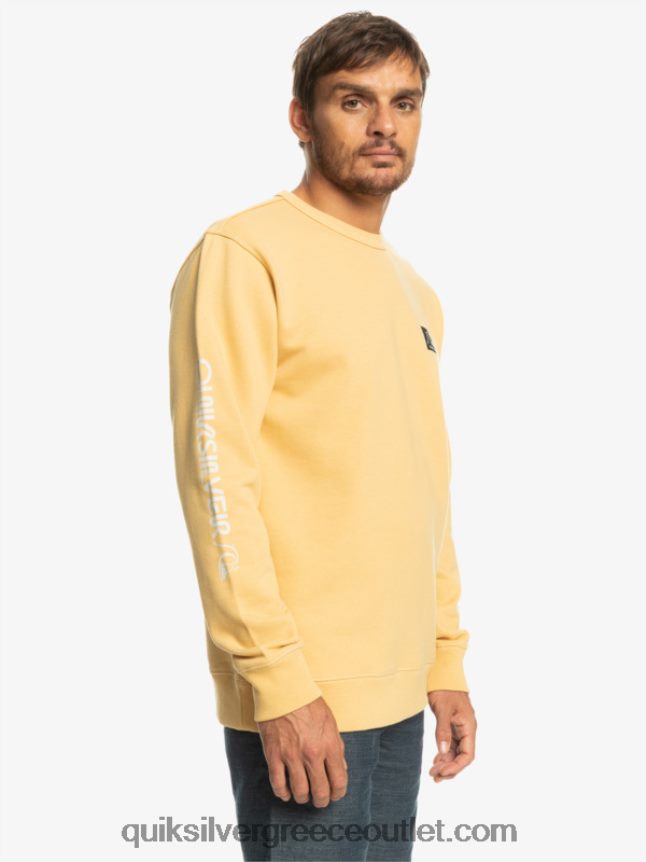 το αυθεντικό φούτερ Quiksilver άνδρες 66LP841115 σιτάρι