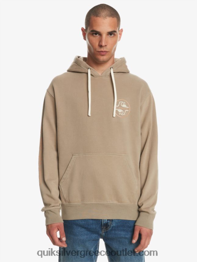 γλυκό σαν κουκούλα από πλάκα Quiksilver άνδρες 66LP841219 plaza taupe