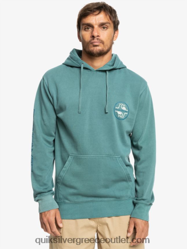 γλυκό σαν κουκούλα από πλάκα Quiksilver άνδρες 66LP841220 μπλε της Βρετάνης