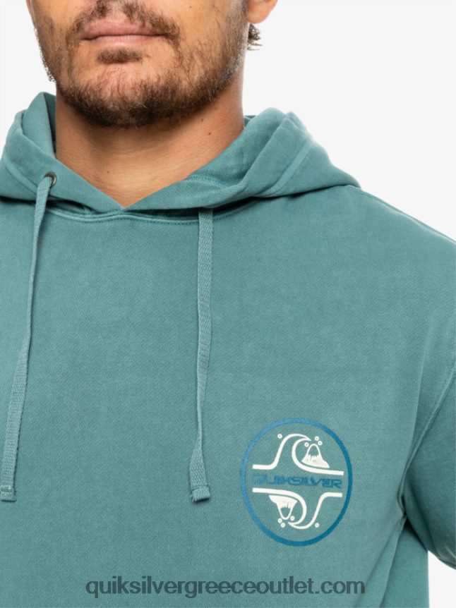 γλυκό σαν κουκούλα από πλάκα Quiksilver άνδρες 66LP841220 μπλε της Βρετάνης