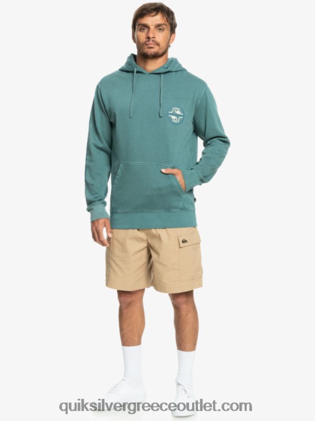 γλυκό σαν κουκούλα από πλάκα Quiksilver άνδρες 66LP841220 μπλε της Βρετάνης