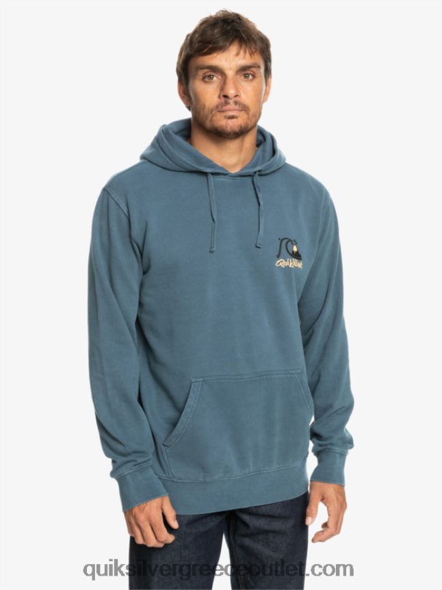 κουκούλα από νέον Quiksilver άνδρες 66LP841355 θάλασσα του Βέρινγκ