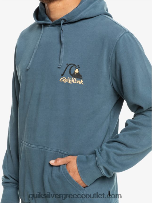 κουκούλα από νέον Quiksilver άνδρες 66LP841355 θάλασσα του Βέρινγκ