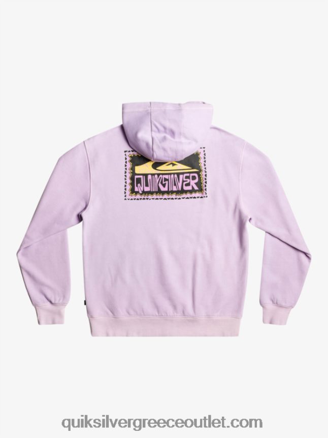 κουκούλα από νέον Quiksilver άνδρες 66LP841356 παστέλ λιλά