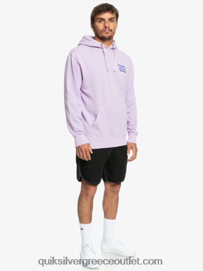 κουκούλα από νέον Quiksilver άνδρες 66LP841356 παστέλ λιλά