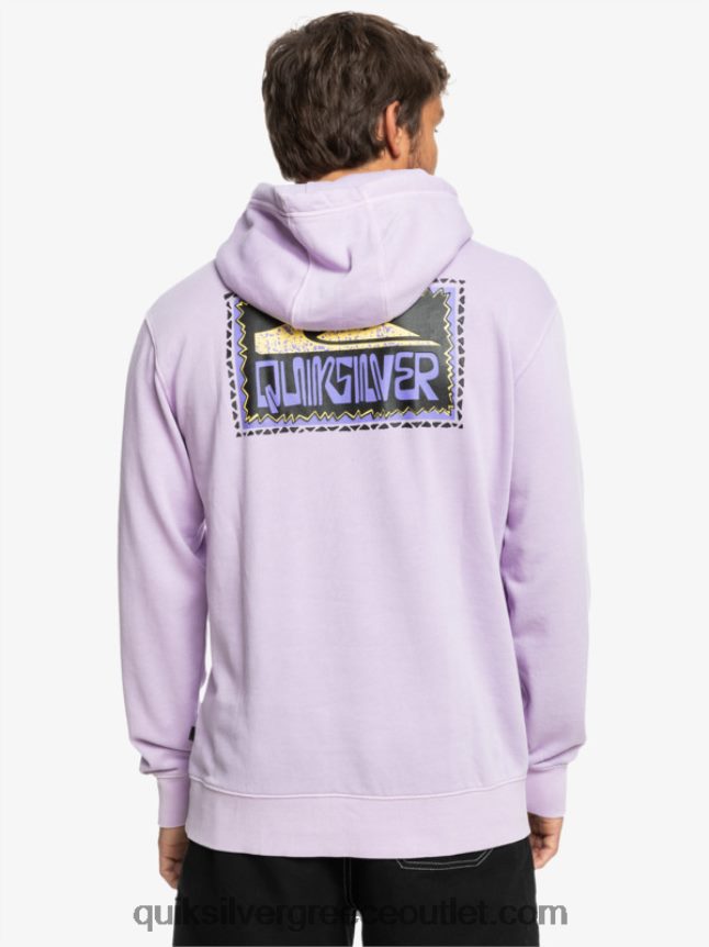 κουκούλα από νέον Quiksilver άνδρες 66LP841356 παστέλ λιλά