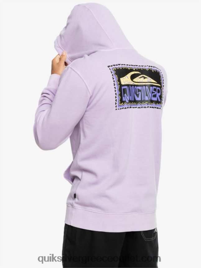 κουκούλα από νέον Quiksilver άνδρες 66LP841356 παστέλ λιλά