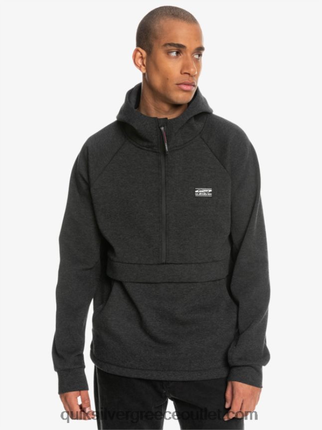 αποχωριστείτε το φούτερ με μισό φερμουάρ Quiksilver άνδρες 66LP841370 φάντασμα ρείκι