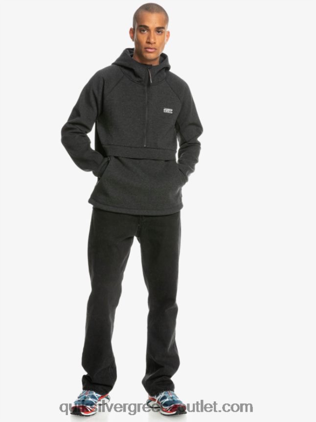 αποχωριστείτε το φούτερ με μισό φερμουάρ Quiksilver άνδρες 66LP841370 φάντασμα ρείκι