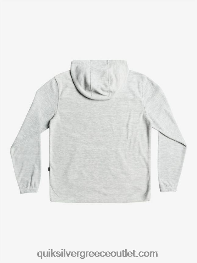 κουκούλα πρώτης ανάγκης Quiksilver άνδρες 66LP841490 ανοιχτό γκρι ρείκι