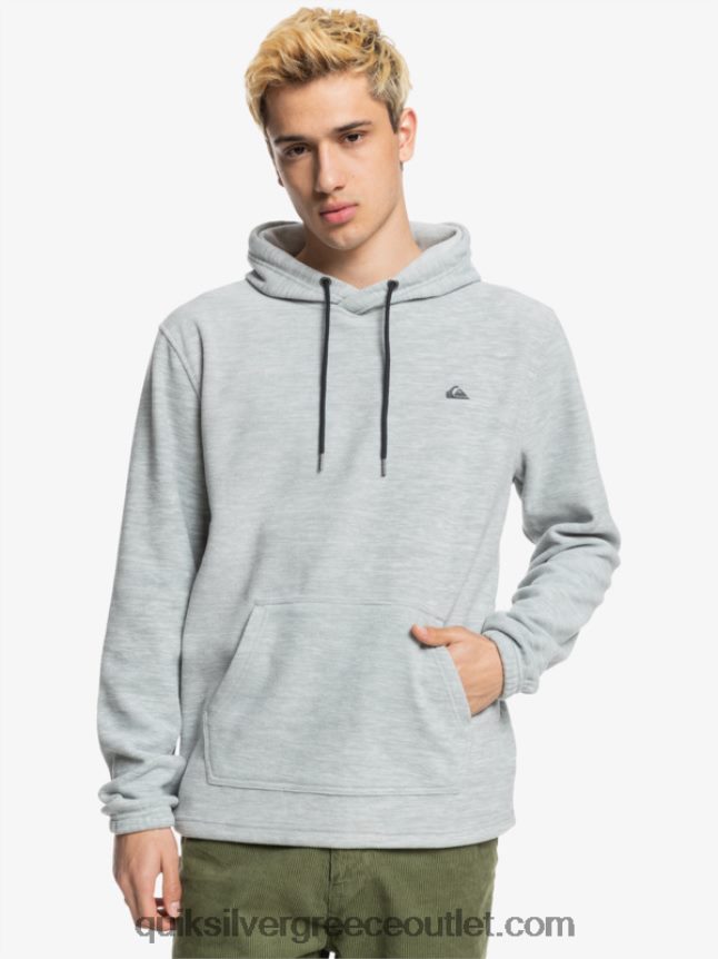 κουκούλα πρώτης ανάγκης Quiksilver άνδρες 66LP841490 ανοιχτό γκρι ρείκι