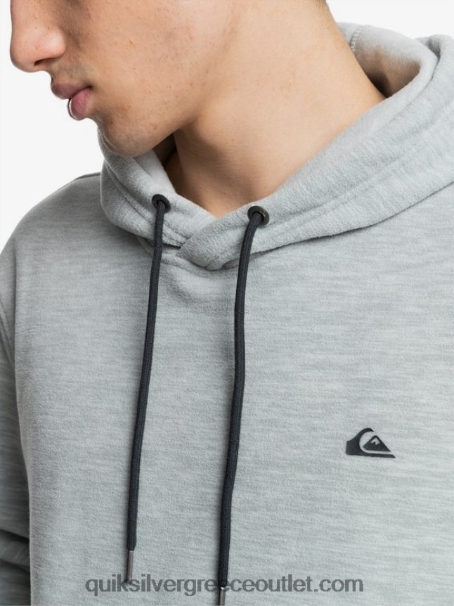 κουκούλα πρώτης ανάγκης Quiksilver άνδρες 66LP841490 ανοιχτό γκρι ρείκι