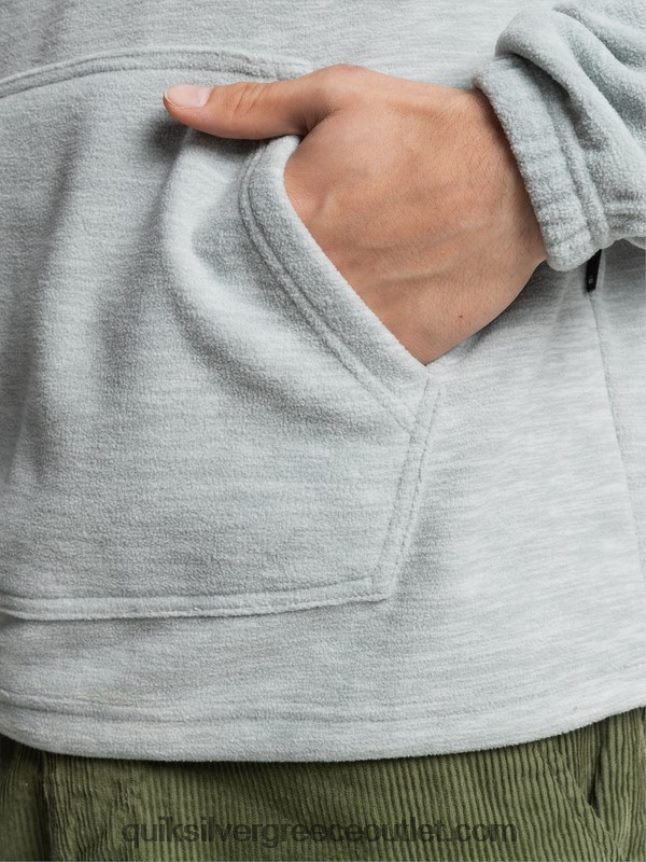 κουκούλα πρώτης ανάγκης Quiksilver άνδρες 66LP841490 ανοιχτό γκρι ρείκι