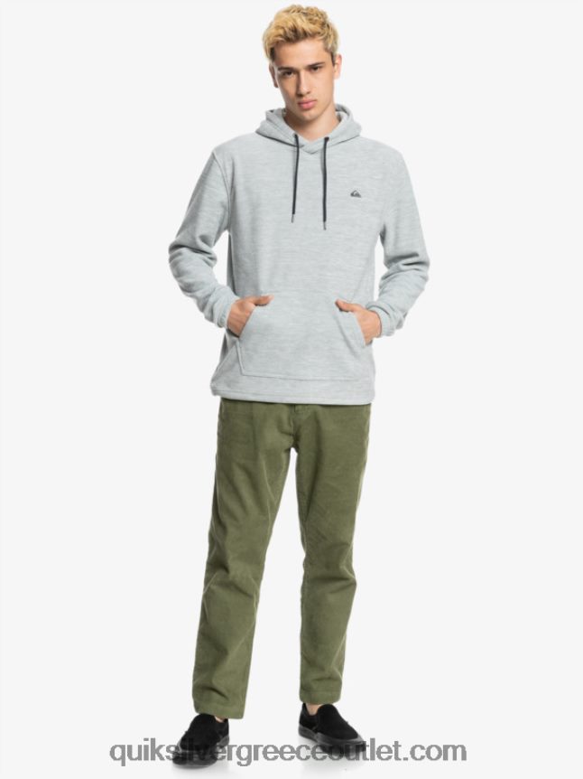 κουκούλα πρώτης ανάγκης Quiksilver άνδρες 66LP841490 ανοιχτό γκρι ρείκι