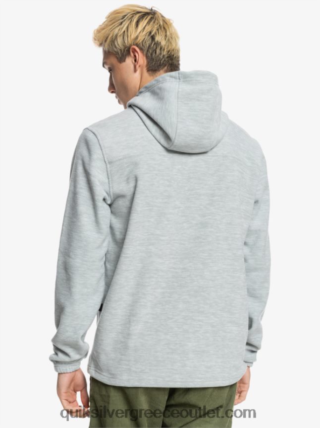 κουκούλα πρώτης ανάγκης Quiksilver άνδρες 66LP841490 ανοιχτό γκρι ρείκι