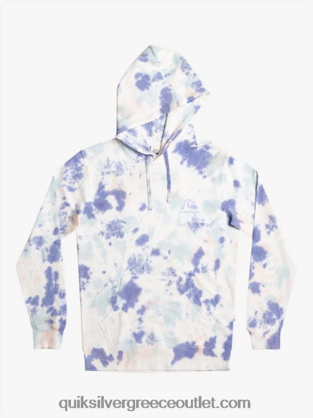 θολό κουκούλα με κουκούλα Quiksilver άνδρες 66LP841502 ροδάκινο μαστίγιο θολή βαφή γραβάτας