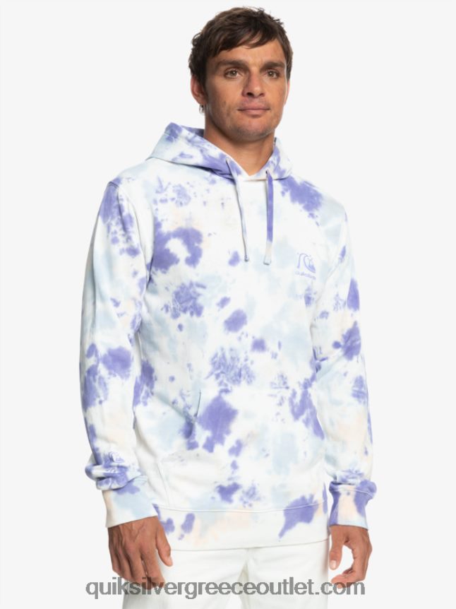θολό κουκούλα με κουκούλα Quiksilver άνδρες 66LP841502 ροδάκινο μαστίγιο θολή βαφή γραβάτας