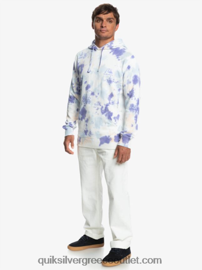 θολό κουκούλα με κουκούλα Quiksilver άνδρες 66LP841502 ροδάκινο μαστίγιο θολή βαφή γραβάτας