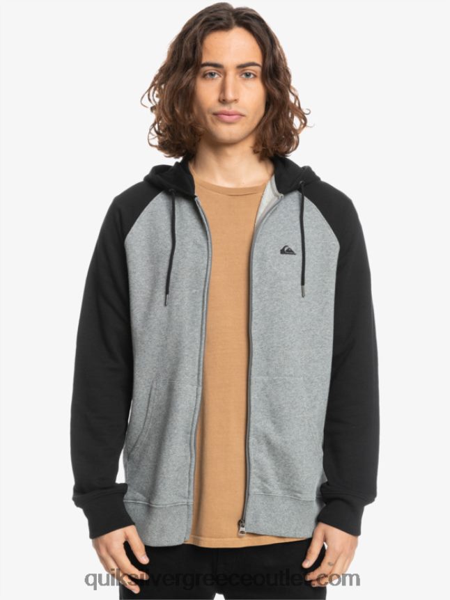 κουκούλα με φερμουάρ πρώτης ανάγκης Quiksilver άνδρες 66LP841513 navy blazer/ lgh