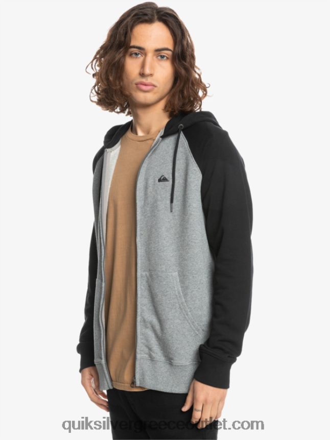 κουκούλα με φερμουάρ πρώτης ανάγκης Quiksilver άνδρες 66LP841513 navy blazer/ lgh