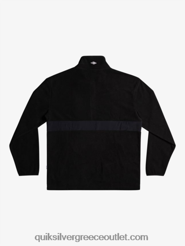 Κρόνος μισό φερμουάρ φλις Quiksilver άνδρες 66LP841561 μαύρος
