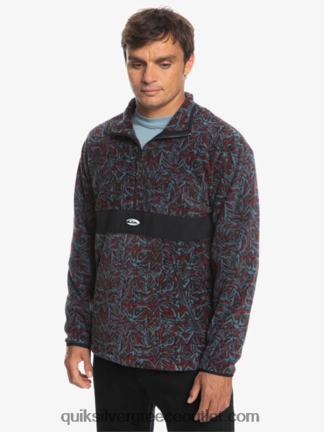 Κρόνος μισό φερμουάρ φλις Quiksilver άνδρες 66LP841562 Προβηγκιακός μπλε Κρόνος