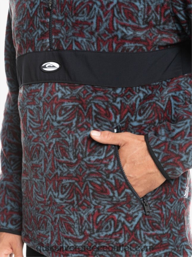 Κρόνος μισό φερμουάρ φλις Quiksilver άνδρες 66LP841562 Προβηγκιακός μπλε Κρόνος