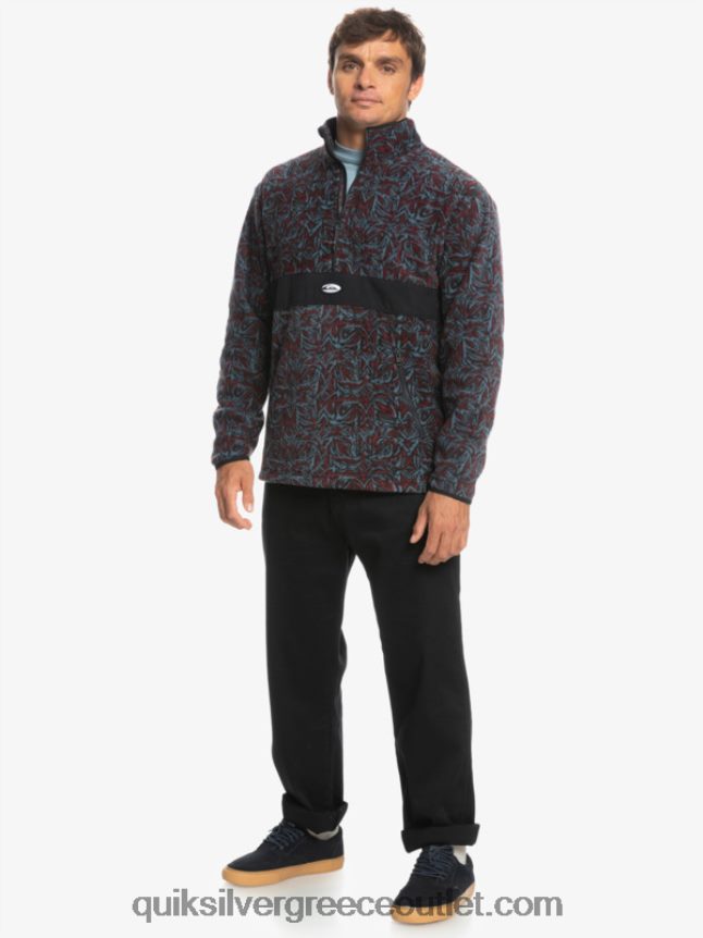 Κρόνος μισό φερμουάρ φλις Quiksilver άνδρες 66LP841562 Προβηγκιακός μπλε Κρόνος