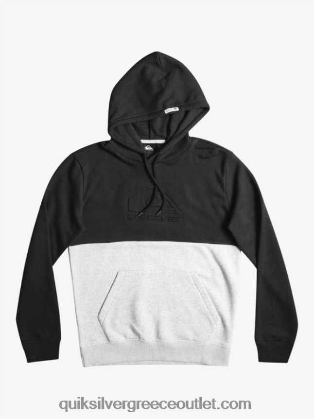 κουκούλα ανάγλυφο Quiksilver άνδρες 66LP841681 μαύρος
