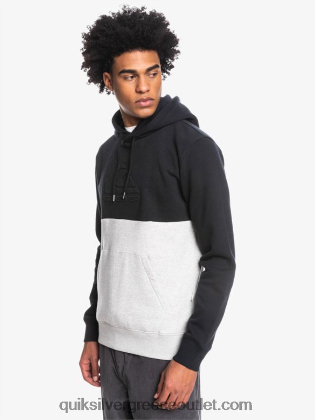 κουκούλα ανάγλυφο Quiksilver άνδρες 66LP841681 μαύρος