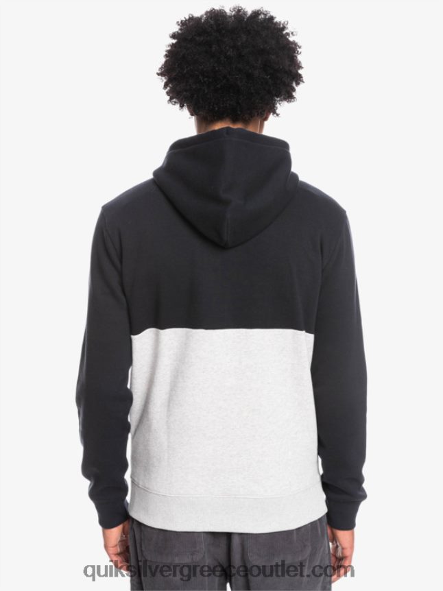 κουκούλα ανάγλυφο Quiksilver άνδρες 66LP841681 μαύρος